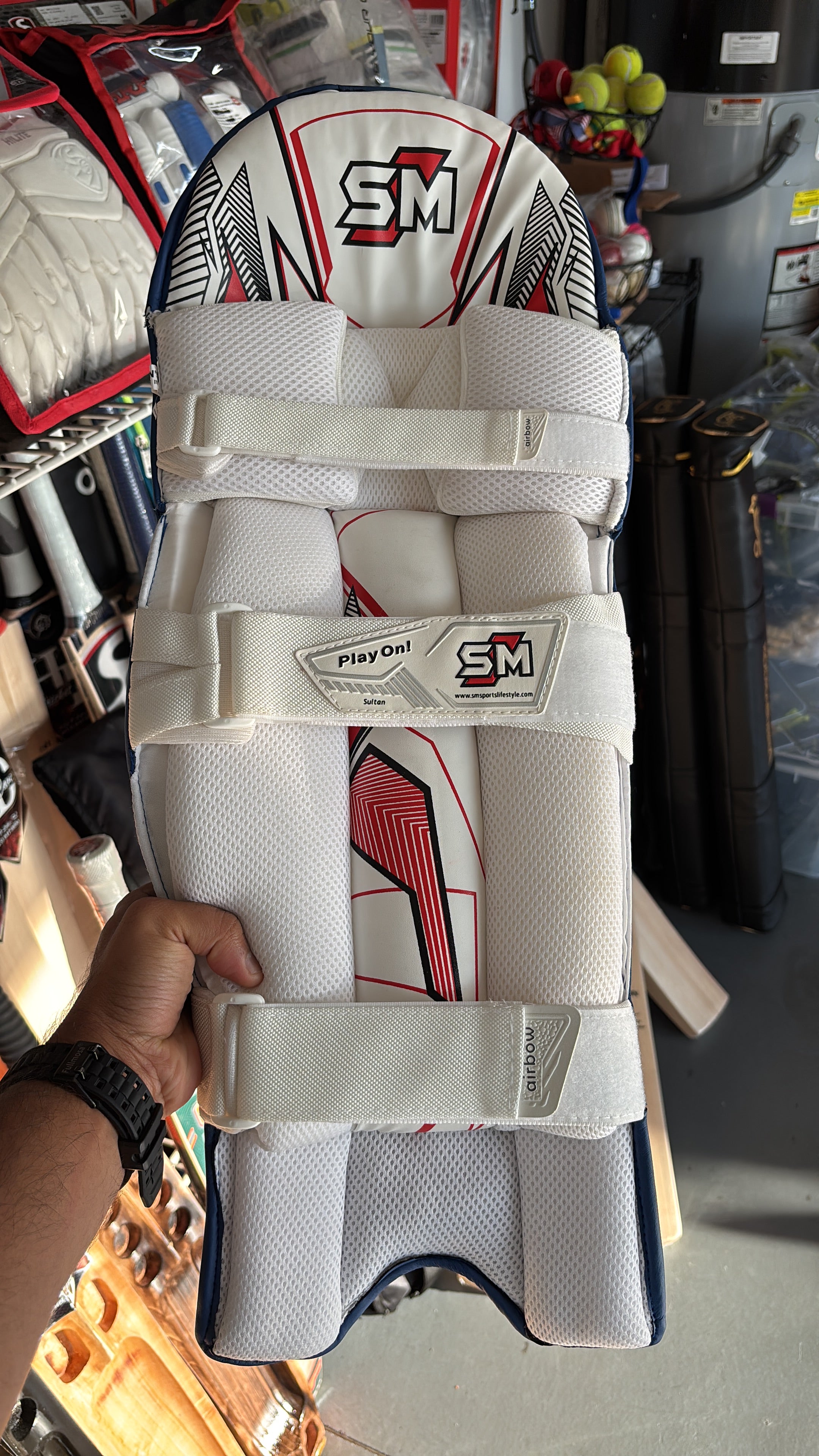 SM SULTAN BATTING PADS - BLUE