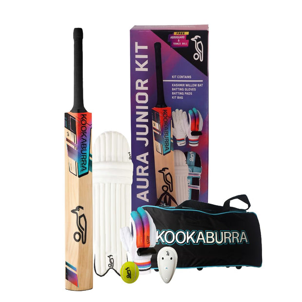 Kookaburra Aura Pro Kashmir Willow Kit Set