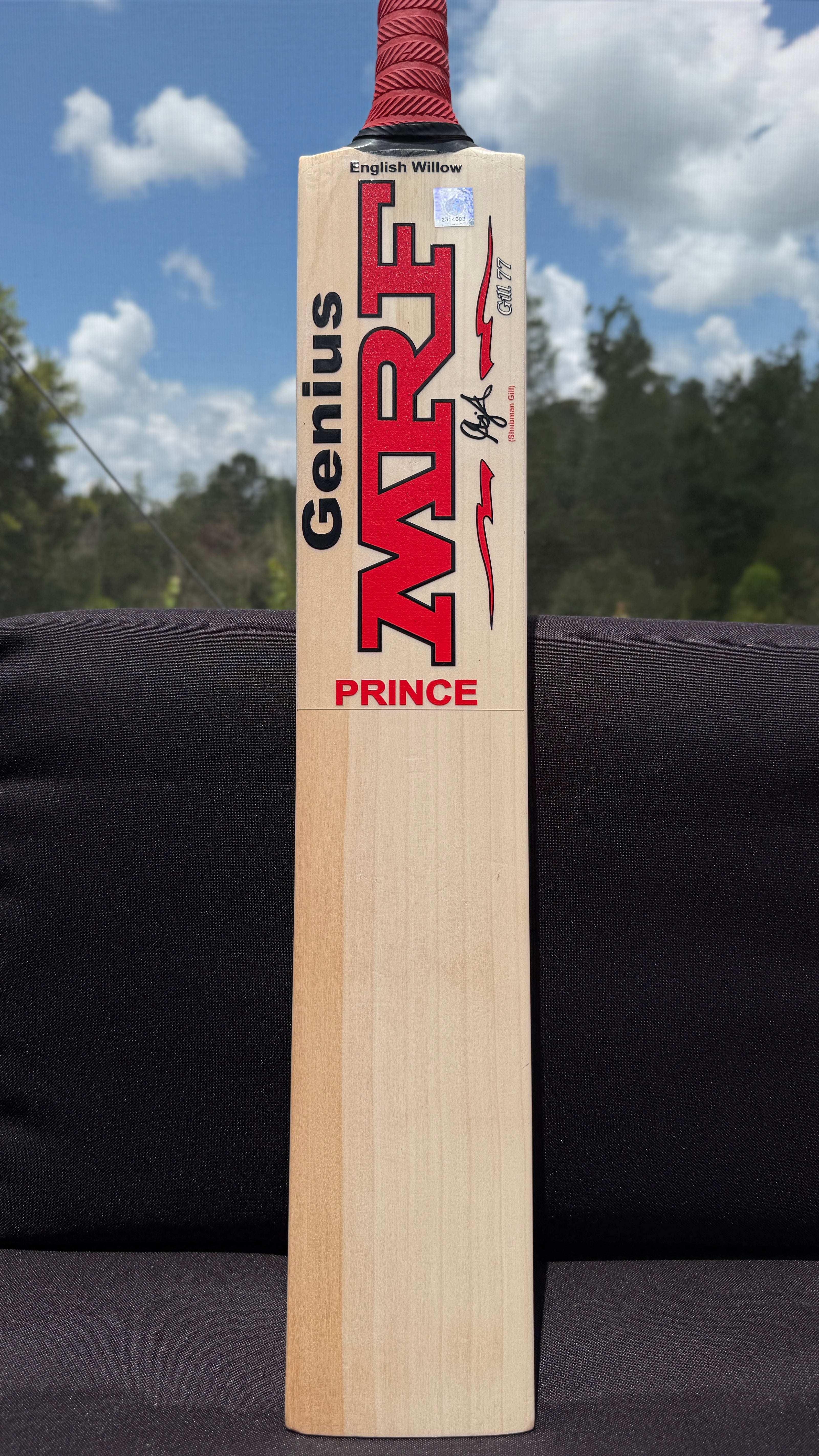 MRF Genius Prince - English Willow Bat (1130 grams)