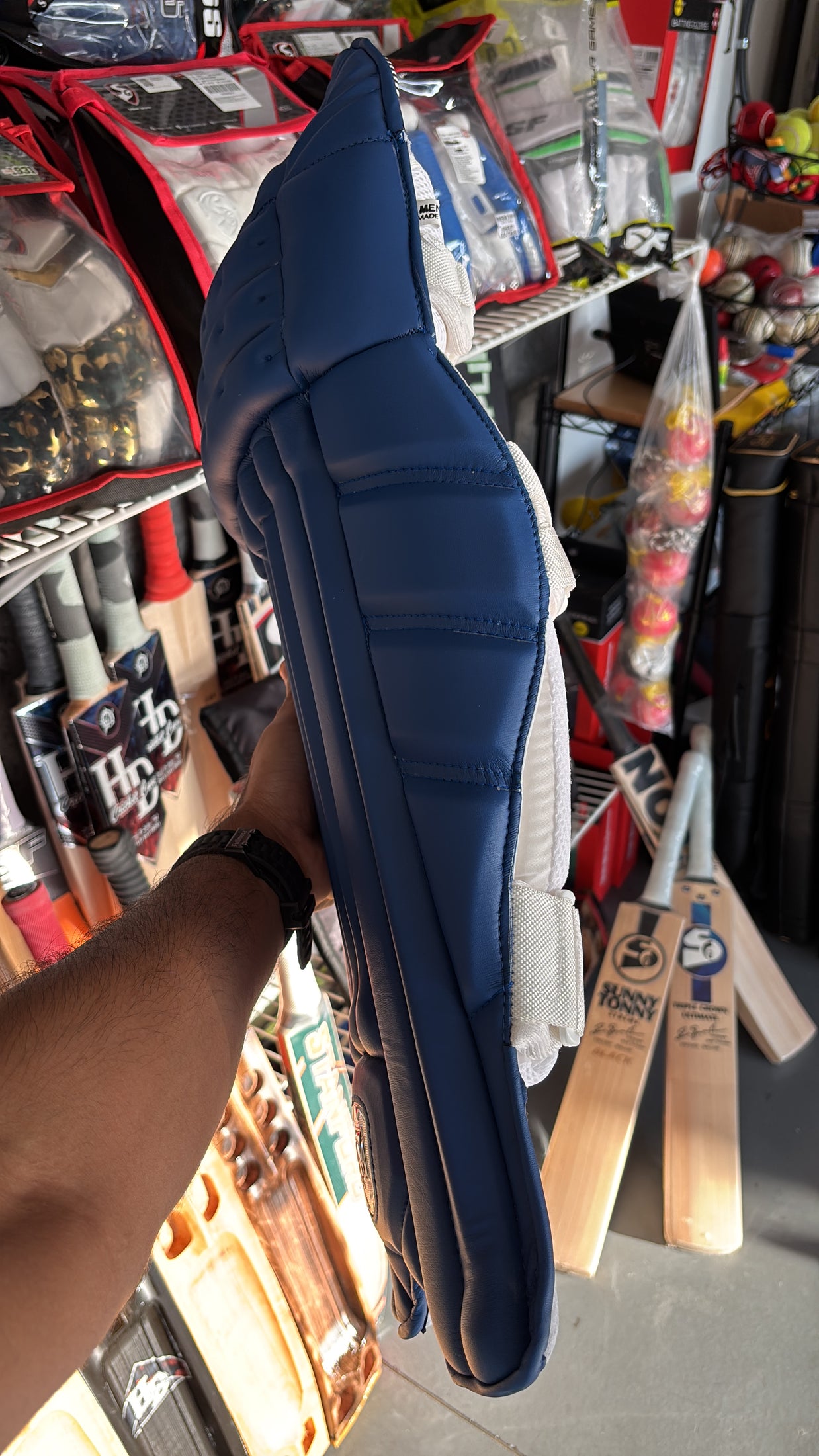 SM SULTAN BATTING PADS - BLUE