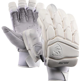 SG HILITE WHITE BATTING GLOVES - LH
