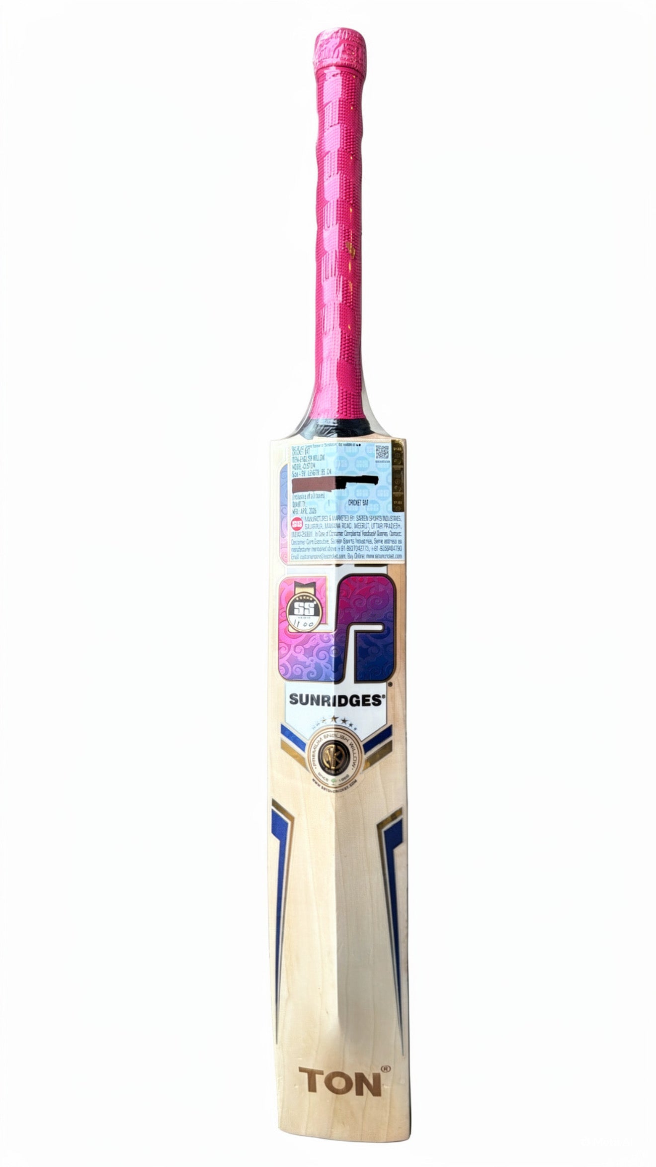 SS Custom - English Willow Bat (1100 grams) Duckbill