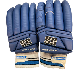 SS SUPER TEST BATTING GLOVES - FULL BLUE