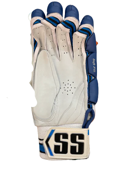 SS SUPER TEST BATTING GLOVES - FULL BLUE