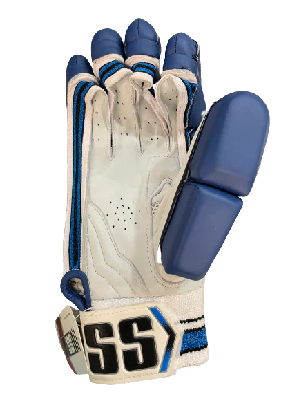 SS SUPER TEST BATTING GLOVES - FULL BLUE