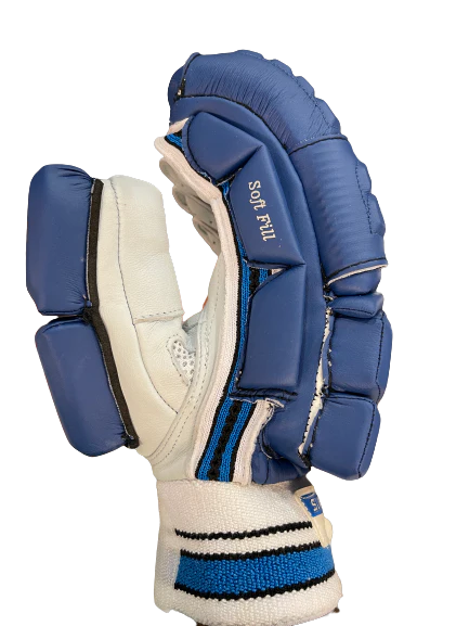SS SUPER TEST BATTING GLOVES - FULL BLUE
